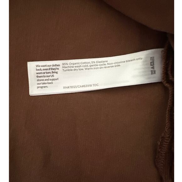 NWOT Eileen Fisher Organic Cotton Stretch‎ Corduroy Shirt Jacket Brown XL - Picture 4 of 7